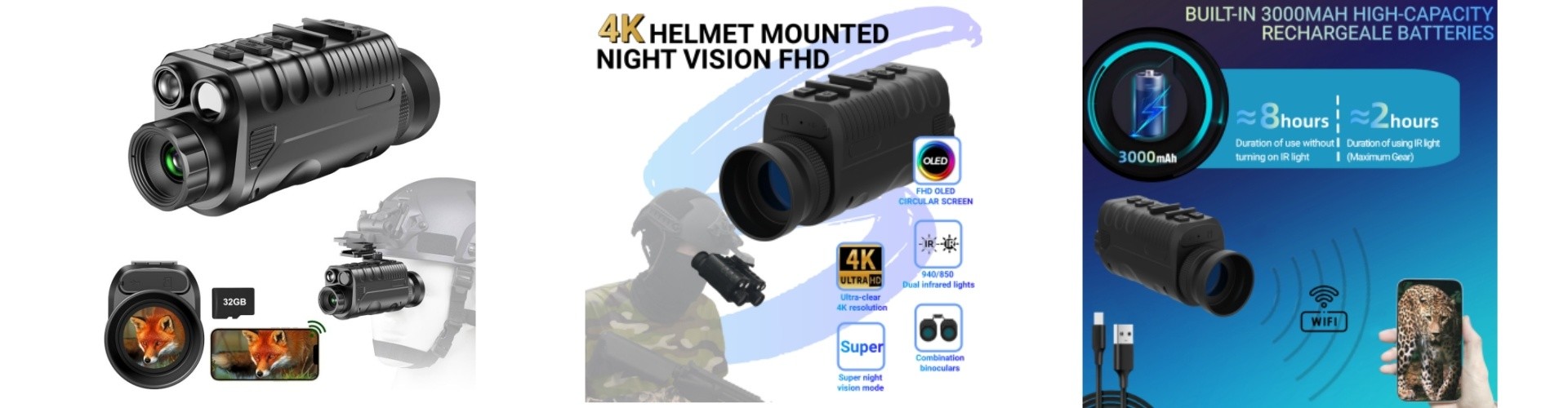 کیفیت Night Vision Goggles کارخانه