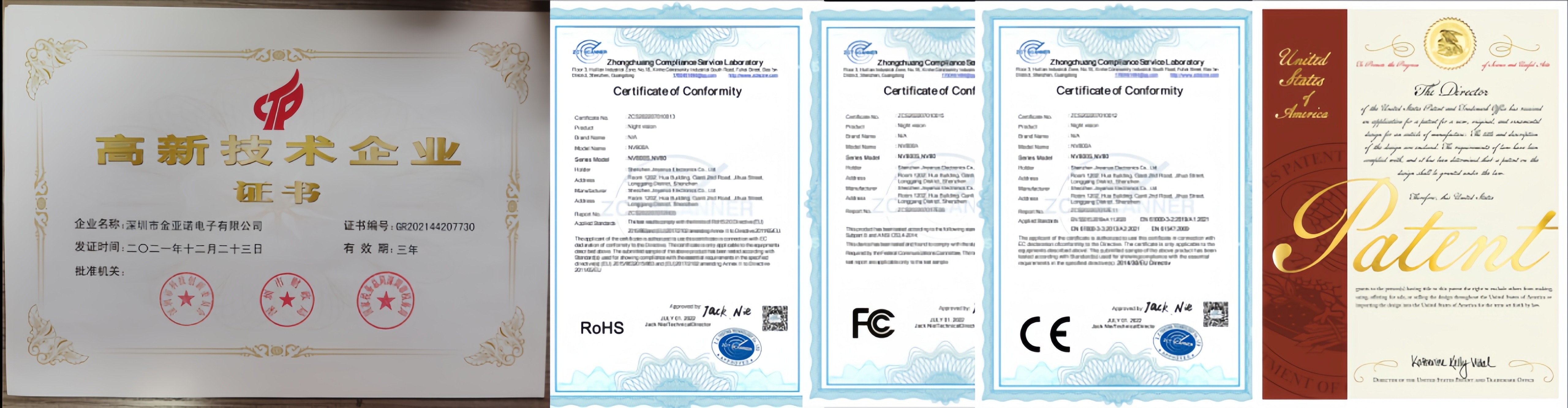 کیفیت Night Vision Goggles کارخانه