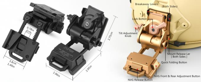 Tactical Night Vision Goggle Mount L4G24 PVS15 18 Helmet Mount Accessories 1